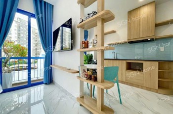 CHO THUÊ CĂN HỘ 1PN BAN CÔNG NGAY CV HOÀNH VĂN THỤ QUẬN TÂN BÌNH