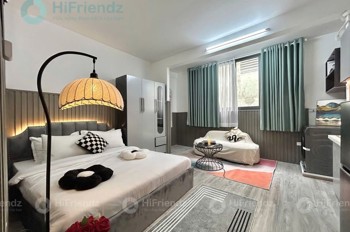 Cho thuê phòng studio hiện đại có máy giặt riêng gần sân bay Tân Sơn Nhất, Tân Bình