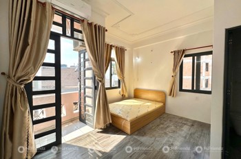 STUDIO BAN CÔNG FULL NỘI THẤT NGAY ĐH VĂN HIẾN