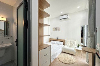 Phòng trọ chính chủ studio full nội thất bancol gần sân bay Tân Sơn Nhất, Quận Tân Bình