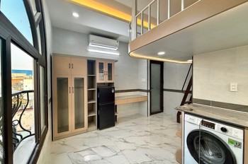 🔥CHO THUÊ DUPLEX MỚI TOANH BALCON CỬA SỔ MÁY GIẶT RIÊNG FULL NỘI THẤT GẦN SÂN BAY - HUỲNH VĂN NGHỆ