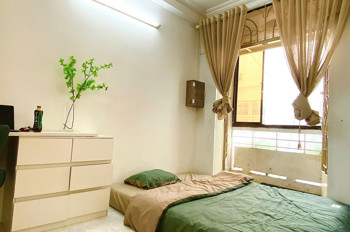 Lầu 1- Studio full nt- Bancol lớn- cho nuôi PET- 30m2- free xe- 137 Trần Đình Xu, Q1